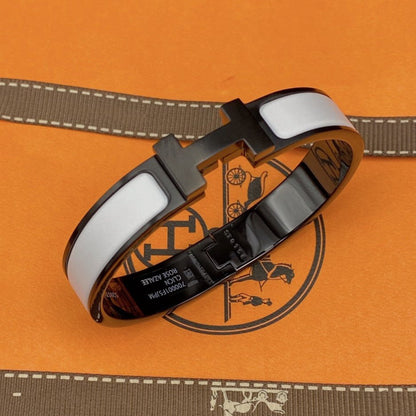 [Stellar Jewelry]H BRACELET 12MM BLACK WHITE CERAMIC