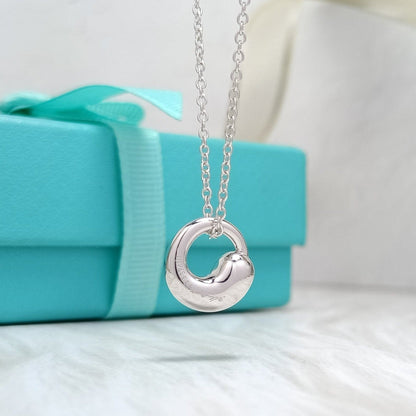 [Stellar jewels]SNAIL PEDANT SILVER NECKLACE