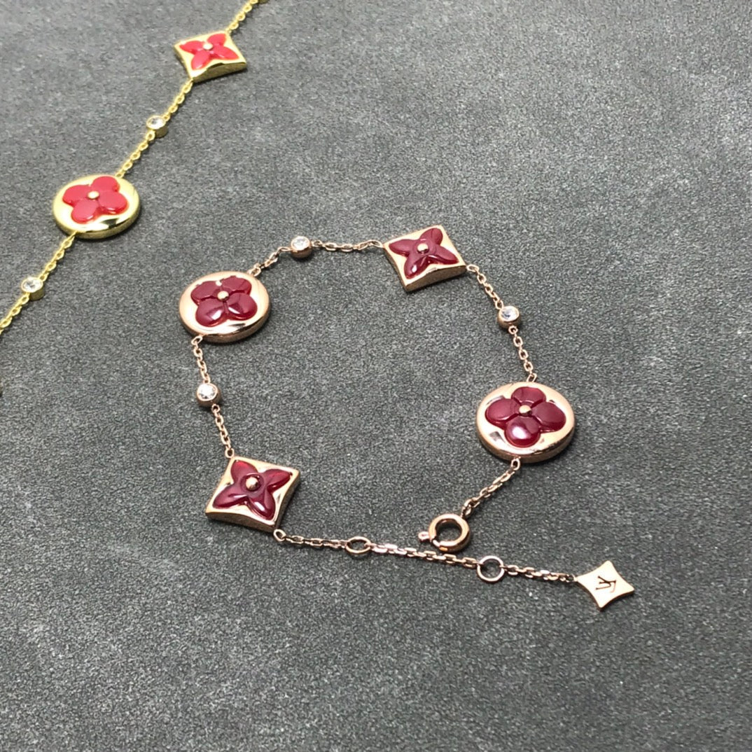 [Stellar Jewelry]STAR AND SUN CARNELIAN 4 MOTIFS 3 DIAMONDS