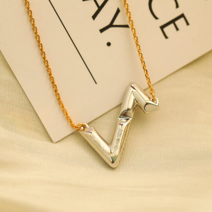 [Stellar Jewelry]VOLT SILVER DIAMOND PEDANT NECKLACE