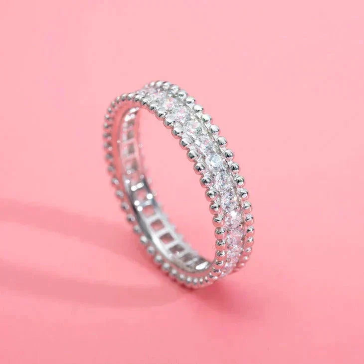 [Stellar Jewelry]PERLEE DIAMOND SILVER RING