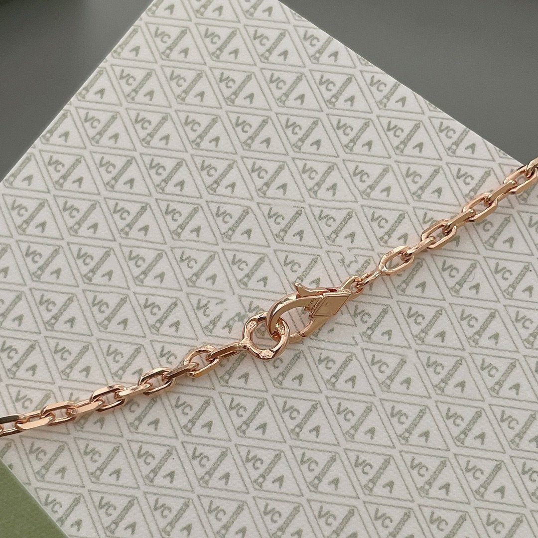 [Stellar Jewelry]LUCKY SPRING 15 MOTIFS ROSE GOLD NECKLACE