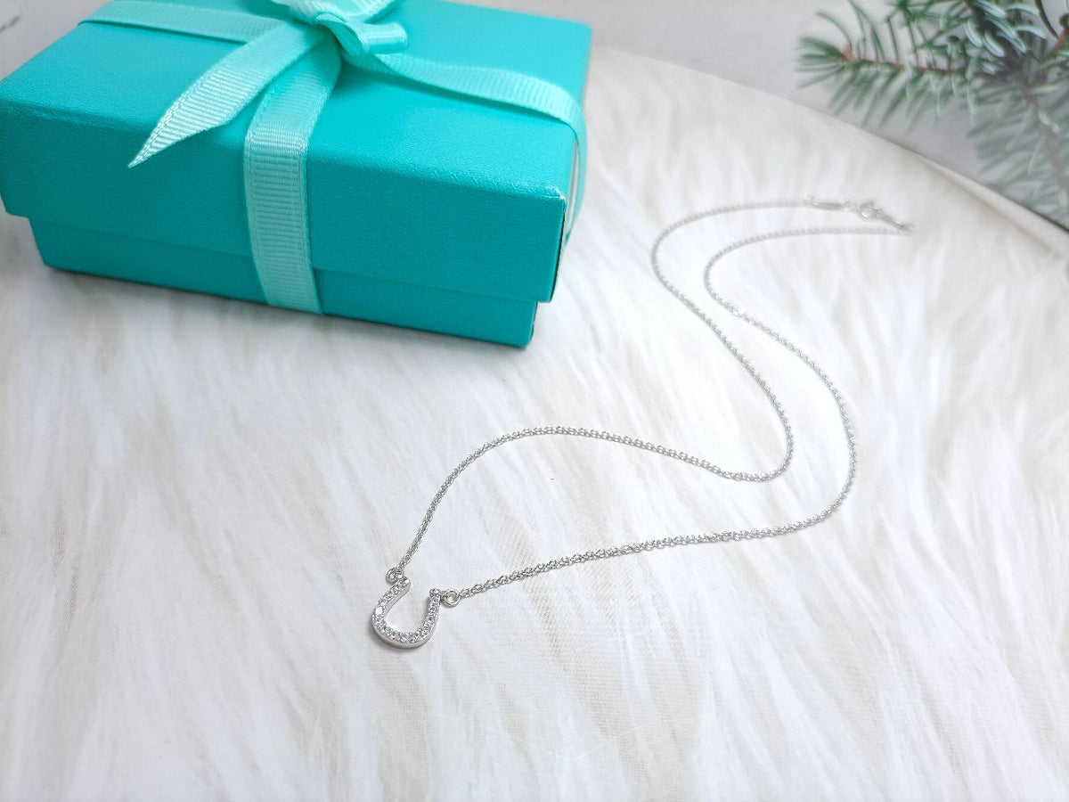 [Stellar jewels]U PEDANT DIAMOND NECKLACE