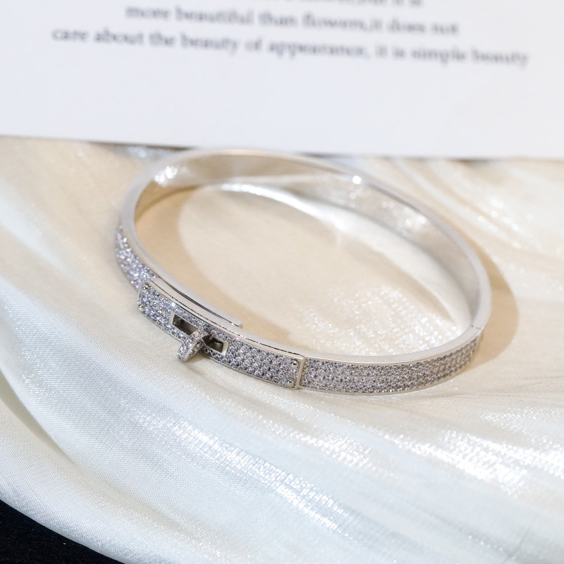[Stellar Jewelry]KELLY BRACELET DIAMOND PAVED
