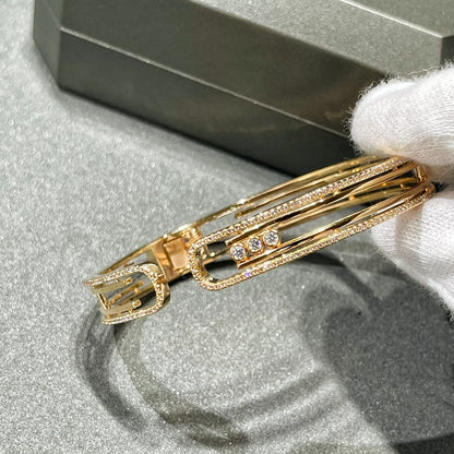 [Stellar Jewelry]MOVE 10TH PAVED DIAMOND BRACELET