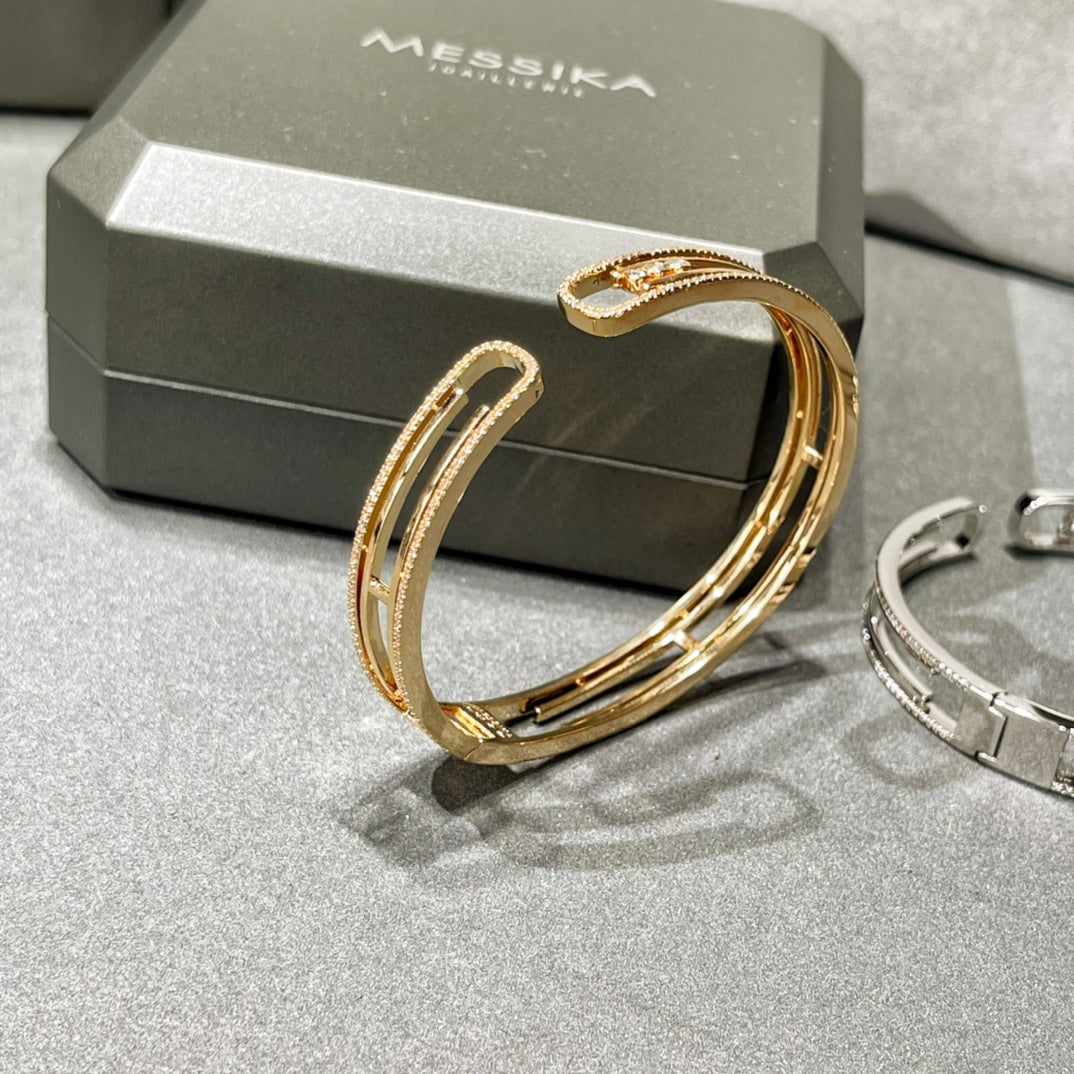 [Stellar Jewelry]MOVE 10TH PAVED DIAMOND BRACELET