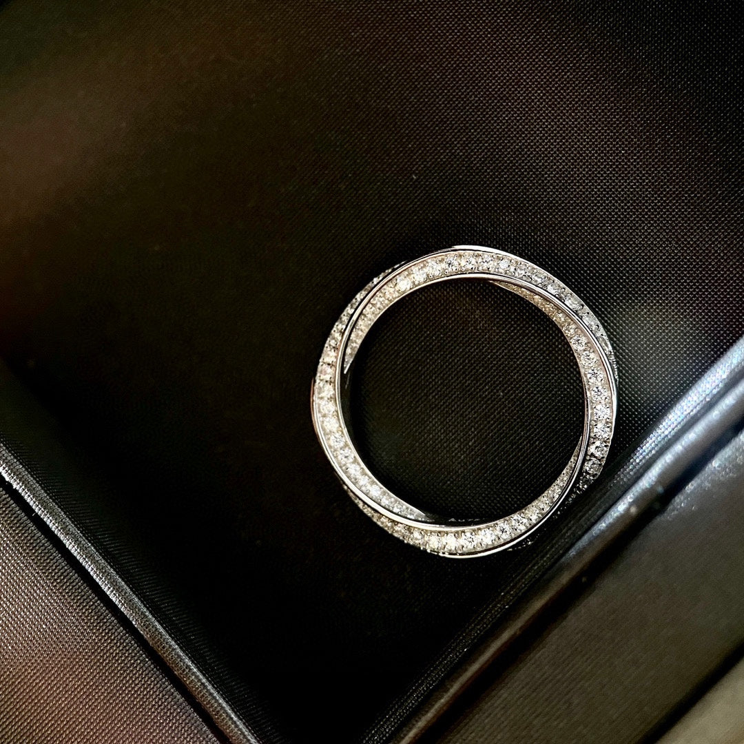 [Stellar jewels]SPIRAL DIAMOND RING