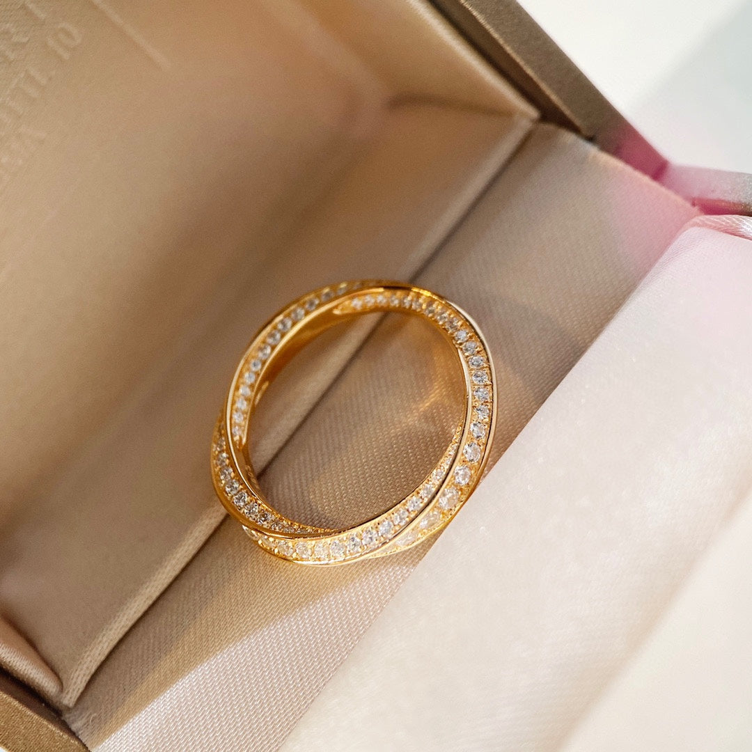 [Stellar jewels]SPIRAL DIAMOND RING
