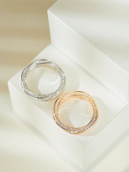 [Stellar jewels]SPIRAL DIAMOND RING