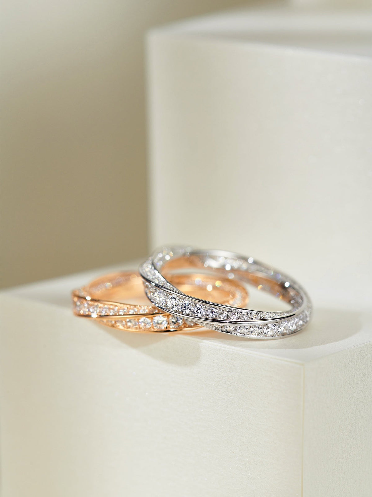 [Stellar jewels]SPIRAL DIAMOND RING