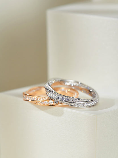 [Stellar jewels]SPIRAL DIAMOND RING