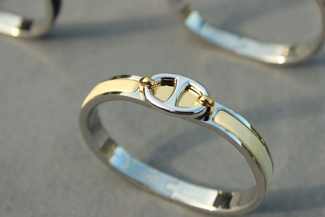 [Stellar Jewelry]CLIC CHAINE SILVER BRACELET