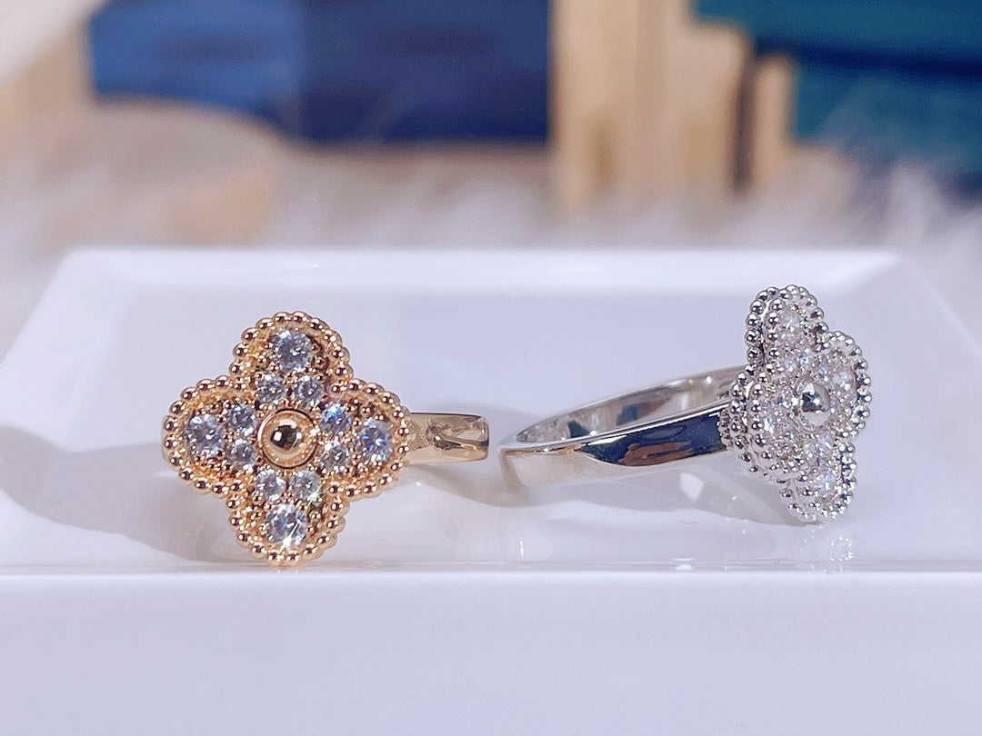 [Stellar Jewelry]CLOVER DIAMOND RING