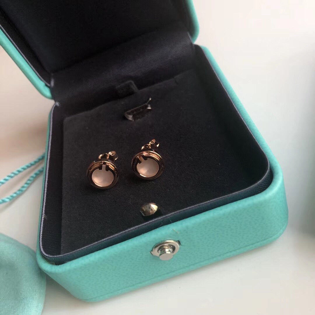 [Stellar jewels]PEARL CIRCLE EARRINGS MOTHER