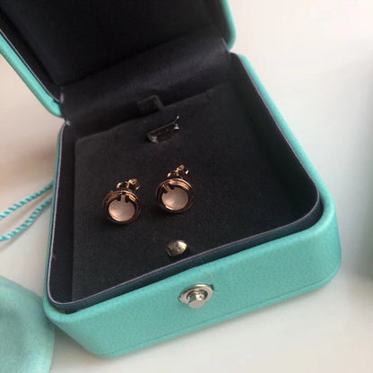 [Stellar jewels]PEARL CIRCLE EARRINGS MOTHER