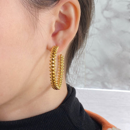 [Stellar Jewelry]CLASH HOOP EARRINGS