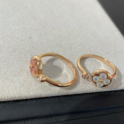 [Stellar Jewelry]SUN 1 DIAMOND PINK MOP RING