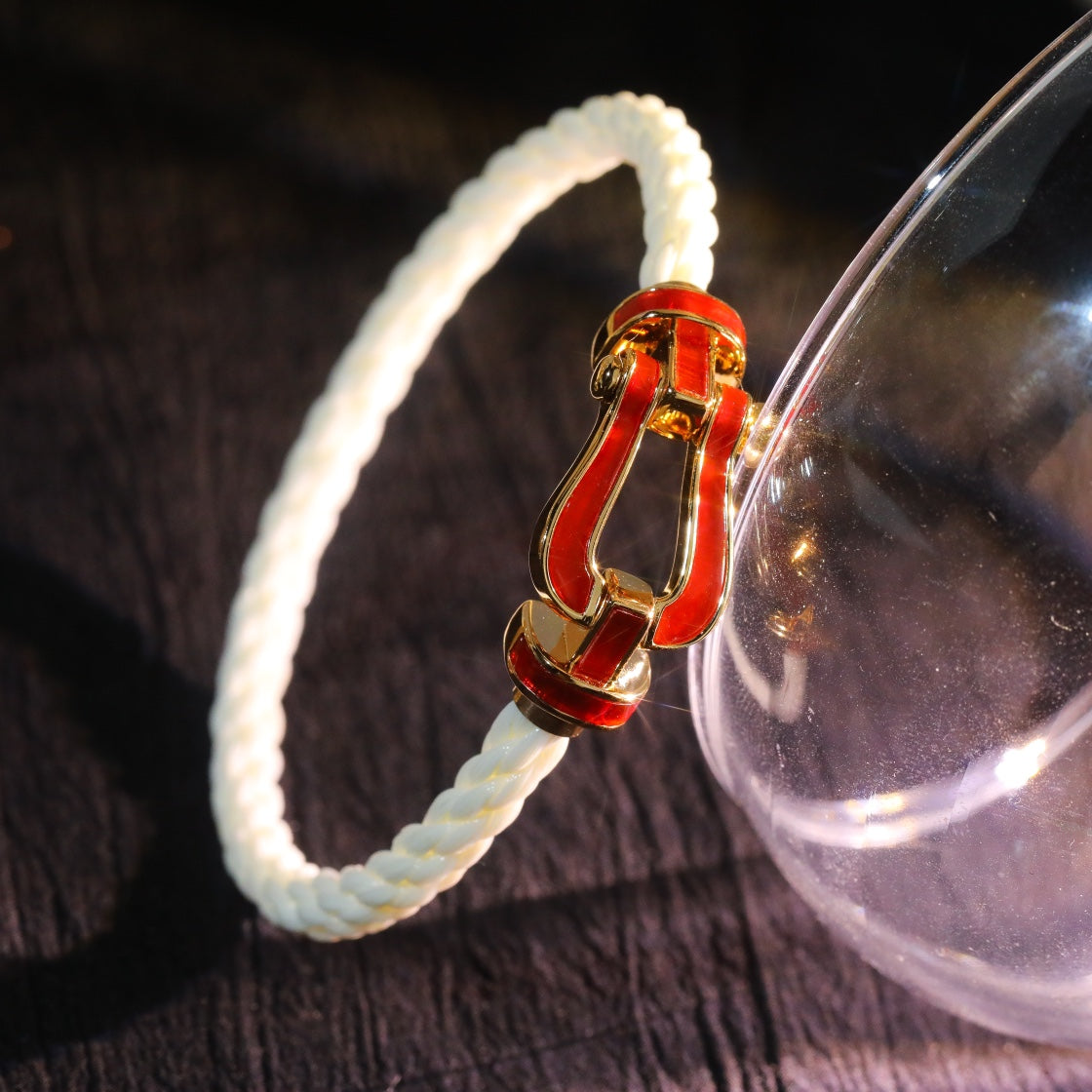 [Stellar Jewelry]FORCE 10 WHITE TEXTILE DIAMOND PAVED