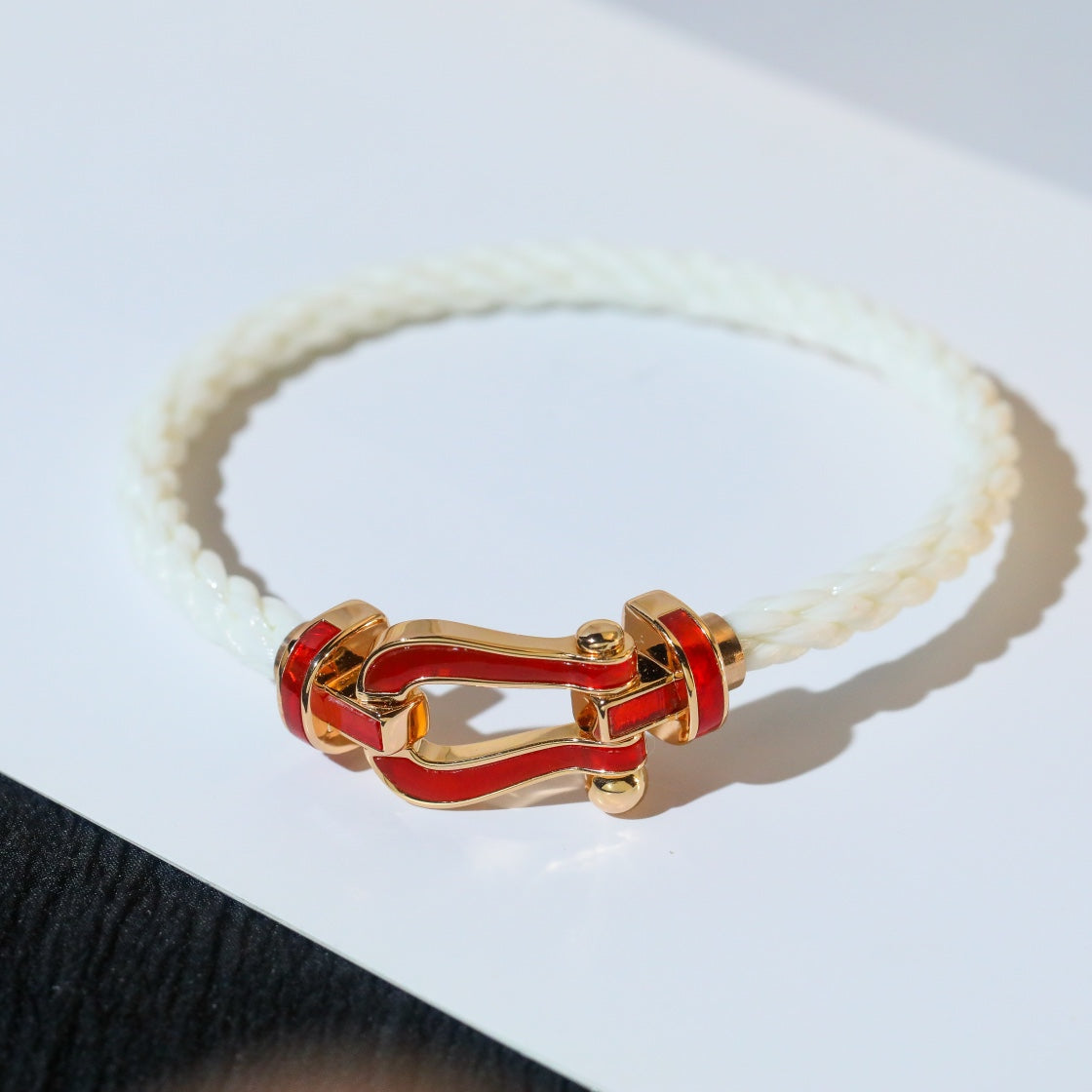 [Stellar Jewelry]FORCE 10 WHITE TEXTILE DIAMOND PAVED