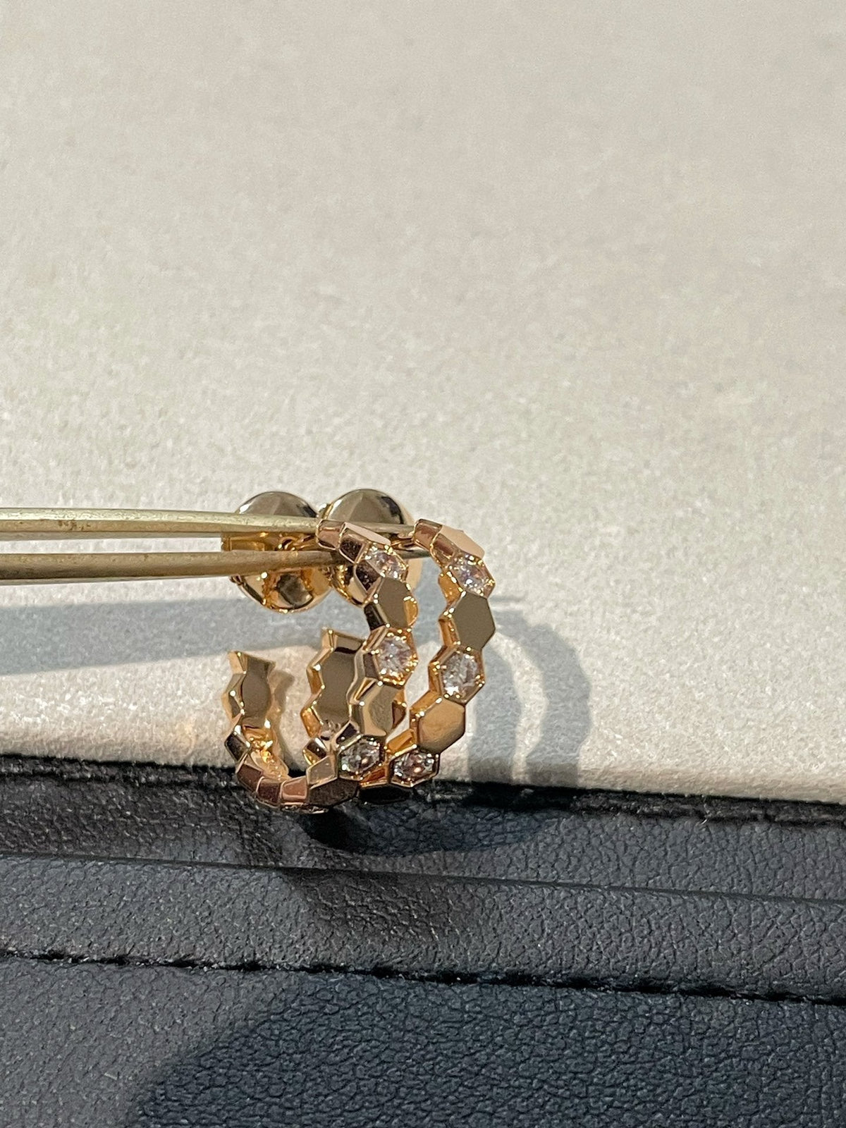 [Stellar Jewelry]Hollow Design Four-Leaf Clover Flower Shape Ring