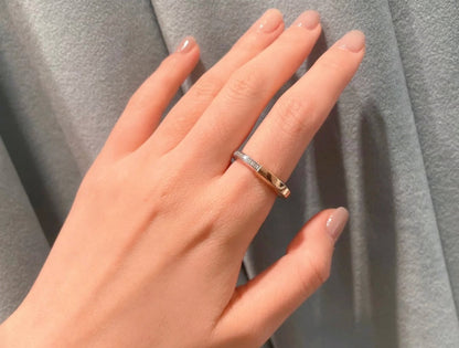 [Stellar jewels]LOCK DIAMOND RING