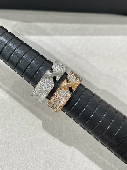 [Stellar Jewelry]LIENS EVIDENCE  DIAMOND PAVED RING