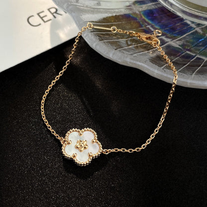 [Stellar Jewelry]LUCKY SPRING ROSE GOLD MOP BRACELET