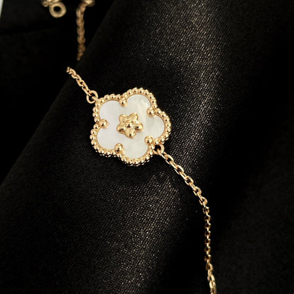 [Stellar Jewelry]LUCKY SPRING ROSE GOLD MOP BRACELET