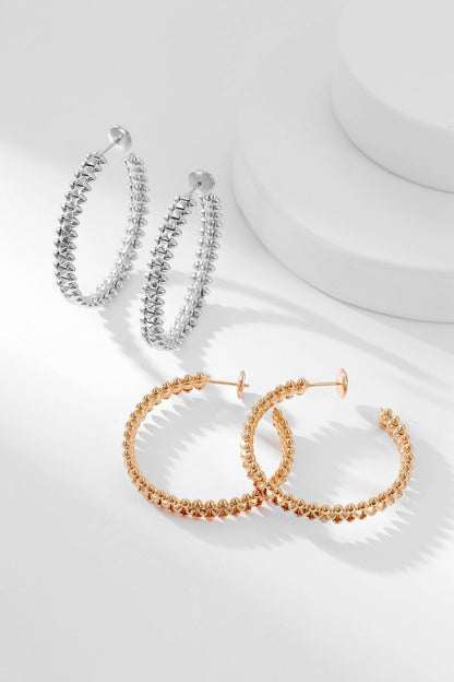 [Stellar Jewelry]CLASH HOOP EARRINGS