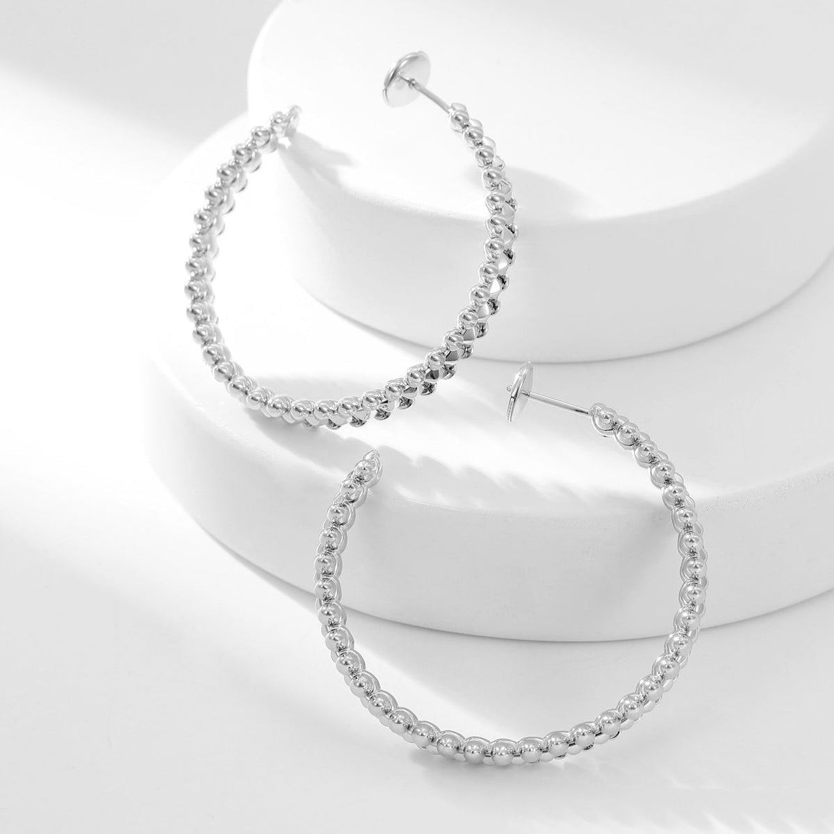 [Stellar Jewelry]CLASH HOOP LARGE EARRINGS