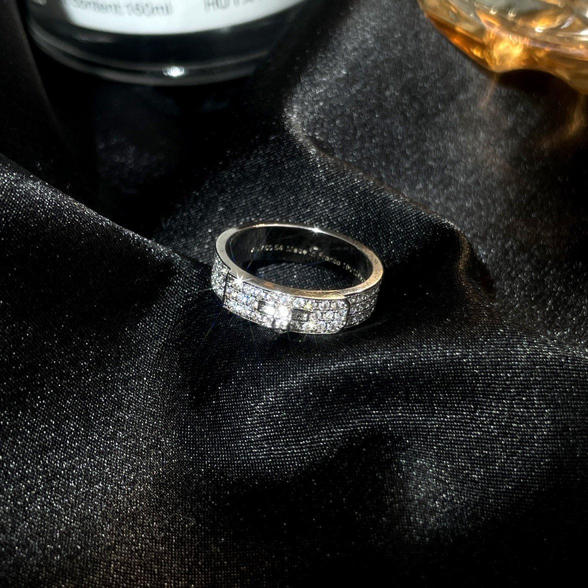 [Stellar Jewelry]KELLY SILVER DIAMOND RING