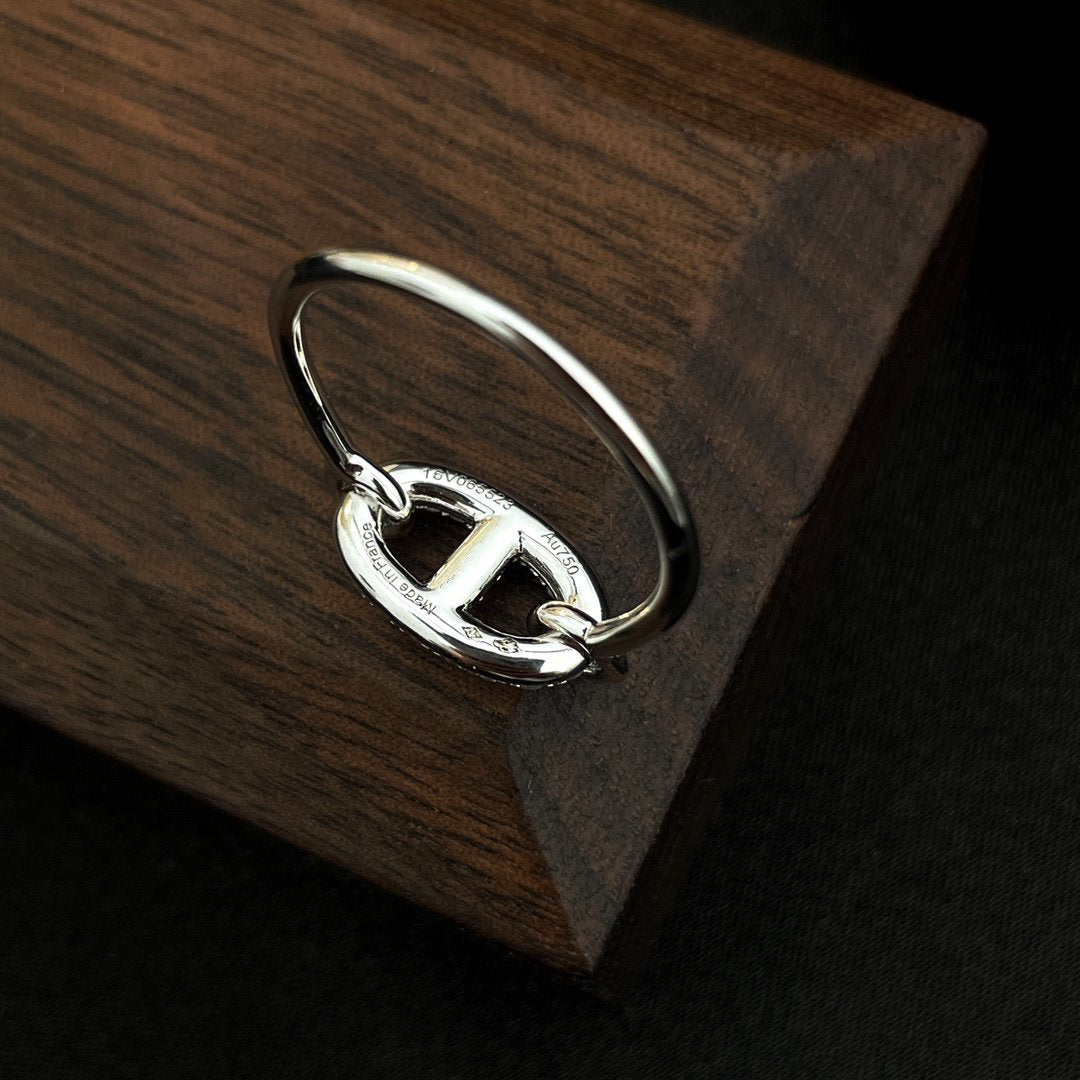 [Stellar Jewelry]RONDE SMALL SILVER DIAMOND RING