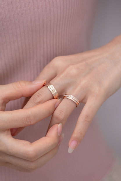 [Stellar jewels]T PINK GOLD RING