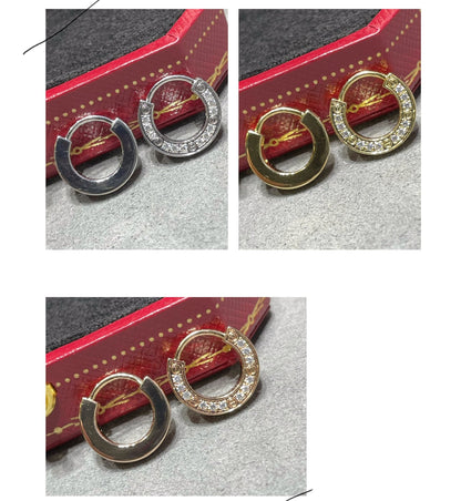 [Stellar Jewelry]LOVE DIAMOND EARRINGS