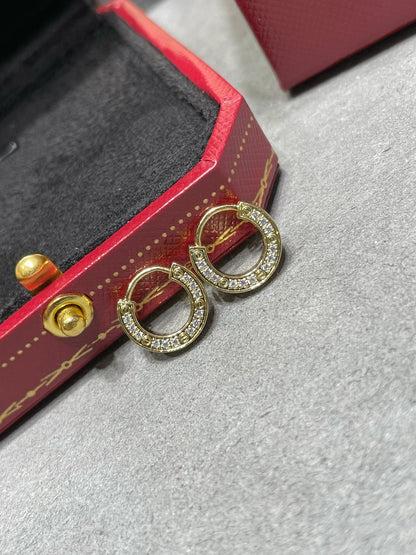 [Stellar Jewelry]LOVE DIAMOND EARRINGS