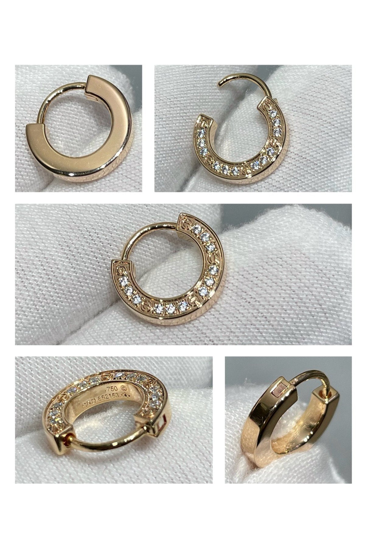 [Stellar Jewelry]LOVE DIAMOND EARRINGS