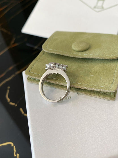 [Stellar Jewelry]CLOVER SILVER RING