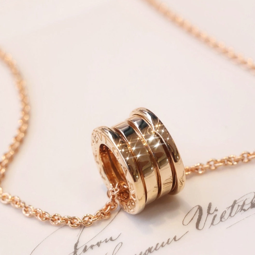 [Stellar Jewelry]ZERO 1 PINK GOLD NECKLACE