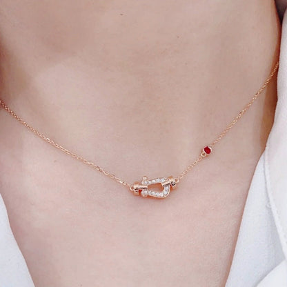[Stellar Jewelry]FORCE 10 DIAMOND PINK GOLD NECKLACE