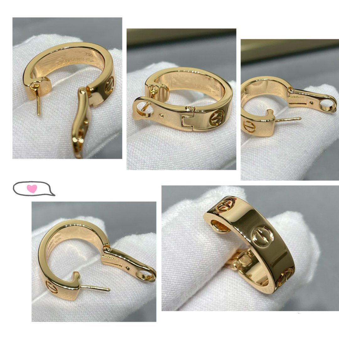 [Stellar Jewelry]LOVE 5.5MM EARRINGS