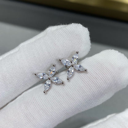[Stellar jewels]VICTORIA SILVER DIAMOND STUD MINI EARRINGS