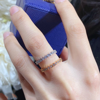 [Stellar Jewelry]BEE LOVE DIAMOND PAVED SMALL RING