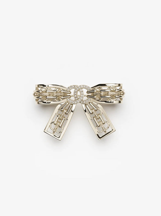 [Stellar Jewelry]25K Hollow Bow Brooch