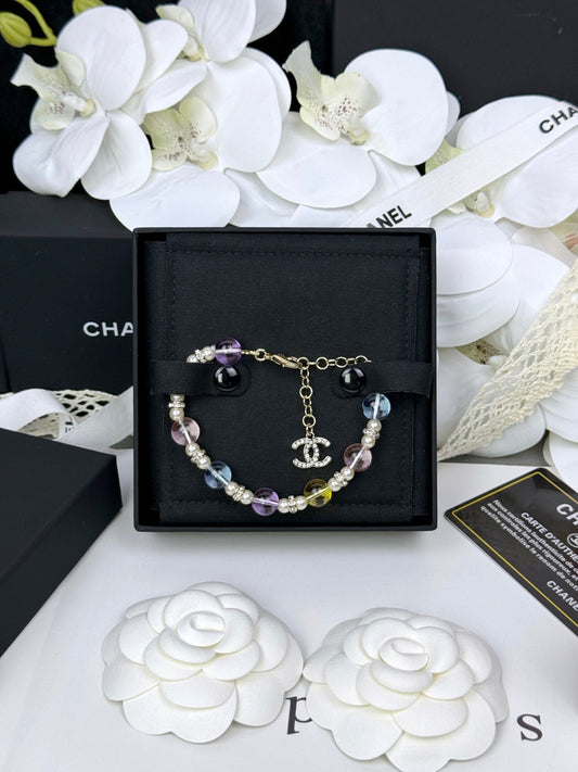 [Stellar Jewelry]Colorful Transparent Resin Bracelet