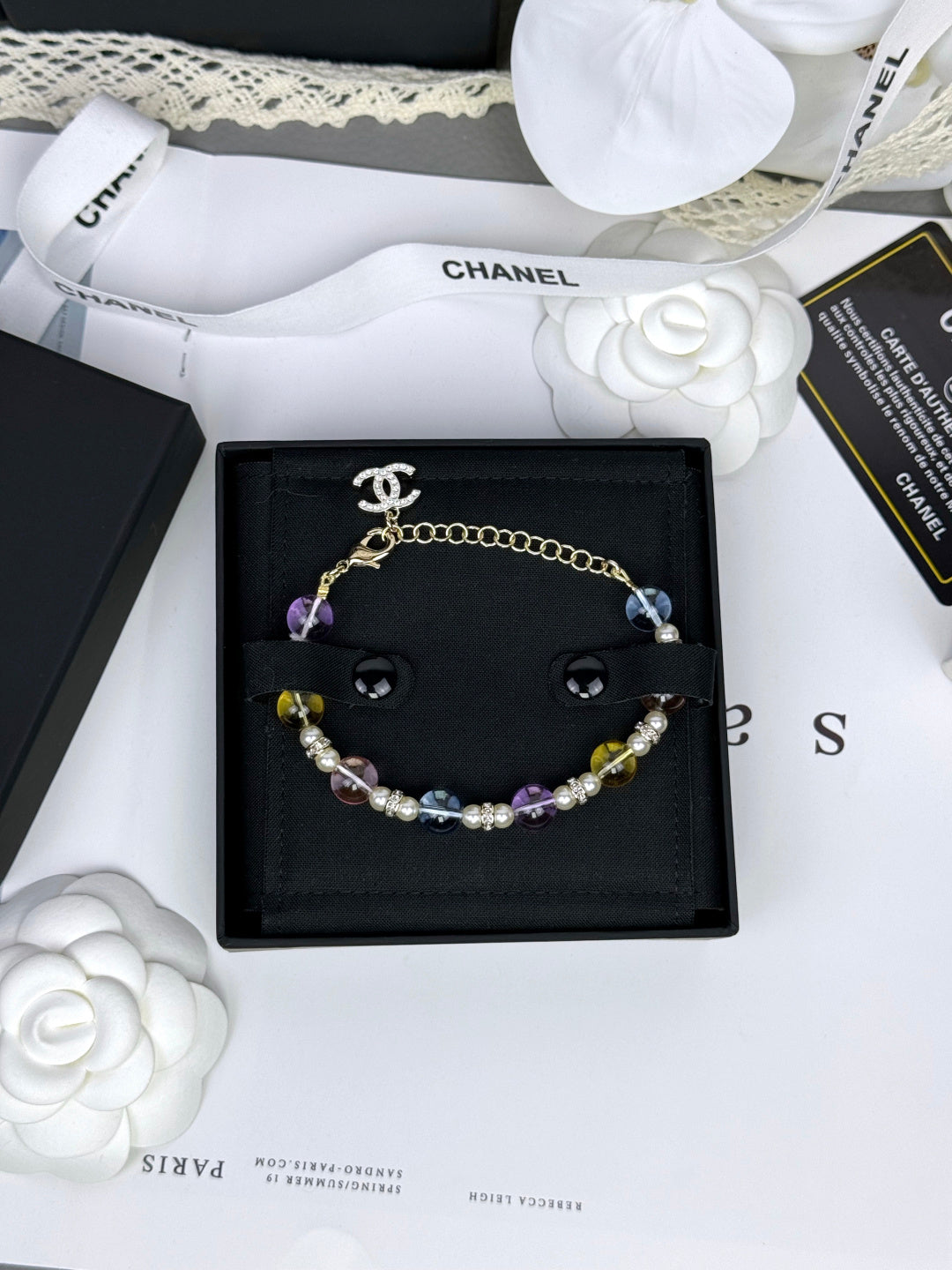 [Stellar Jewelry]Colorful Transparent Resin Bracelet