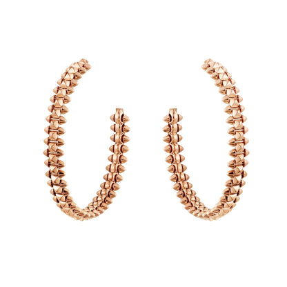 [Stellar Jewelry]CLASH LARGE HOOP EARRINGS