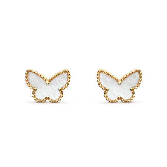 [Stellar Jewelry]SWEET BUTTERFLY MOP EARSTUDS