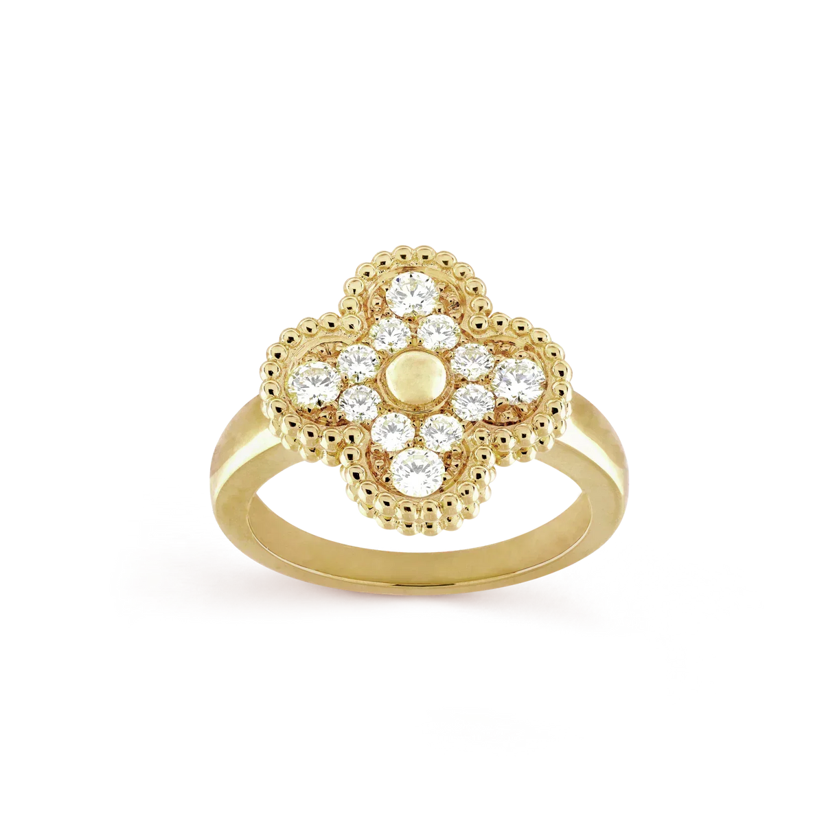 [Stellar Jewelry]CLOVER DIAMOND RING