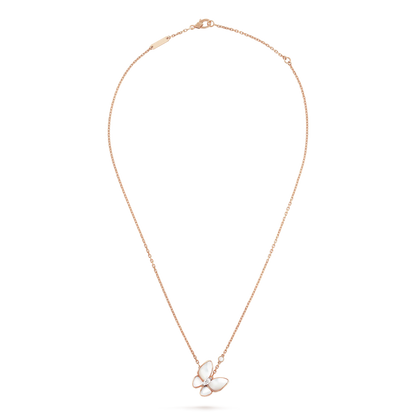 [Stellar Jewelry]BUTTERFLY MOP DIAMOND NECKLACE