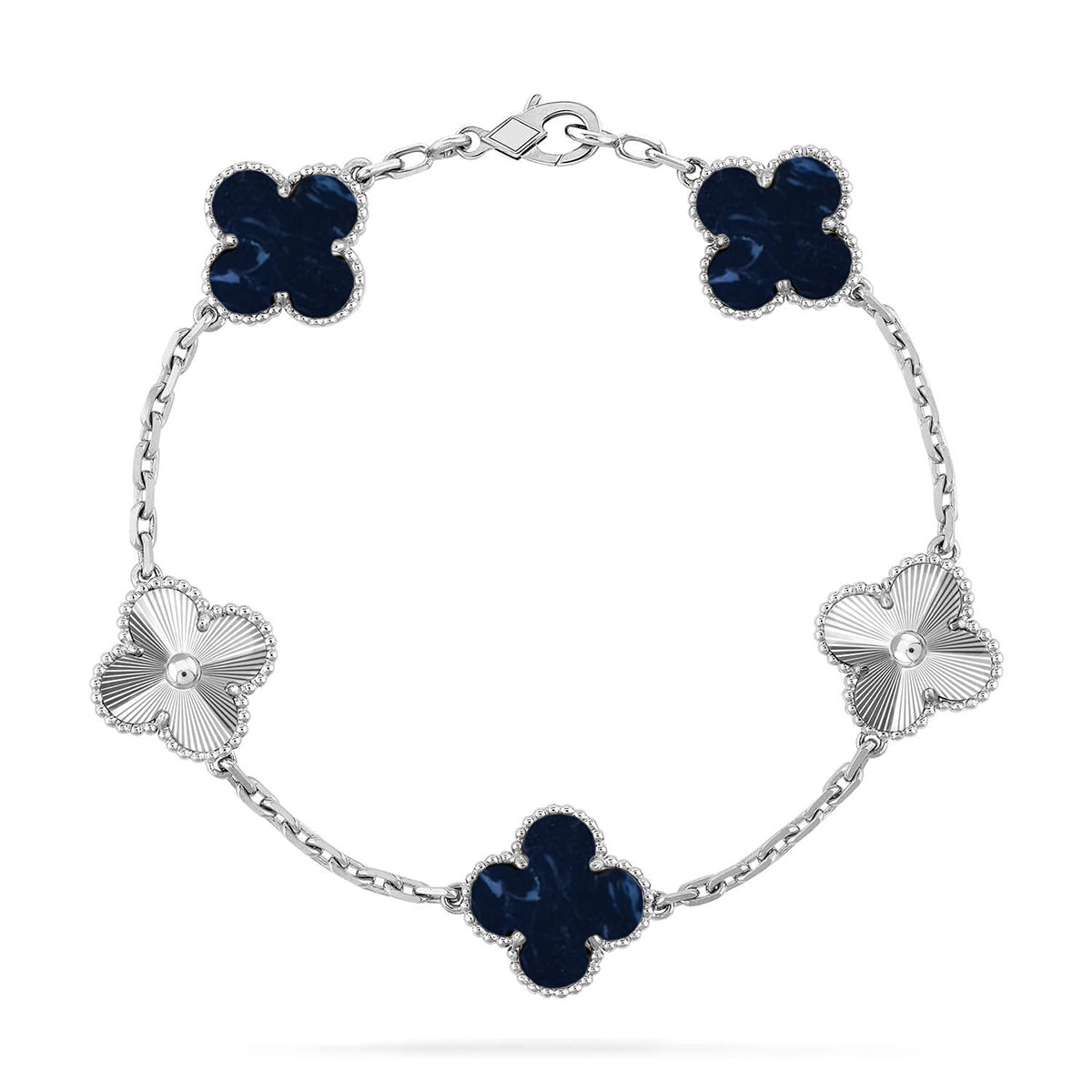 [Stellar Jewelry]CLOVER 5 MOTIF PIETERSITE BRACELET COLLECTION
